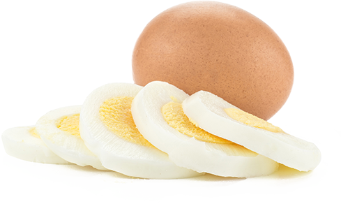 Sliced Hard-Boiled Egg