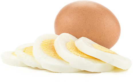 Sliced Hard-Boiled Egg